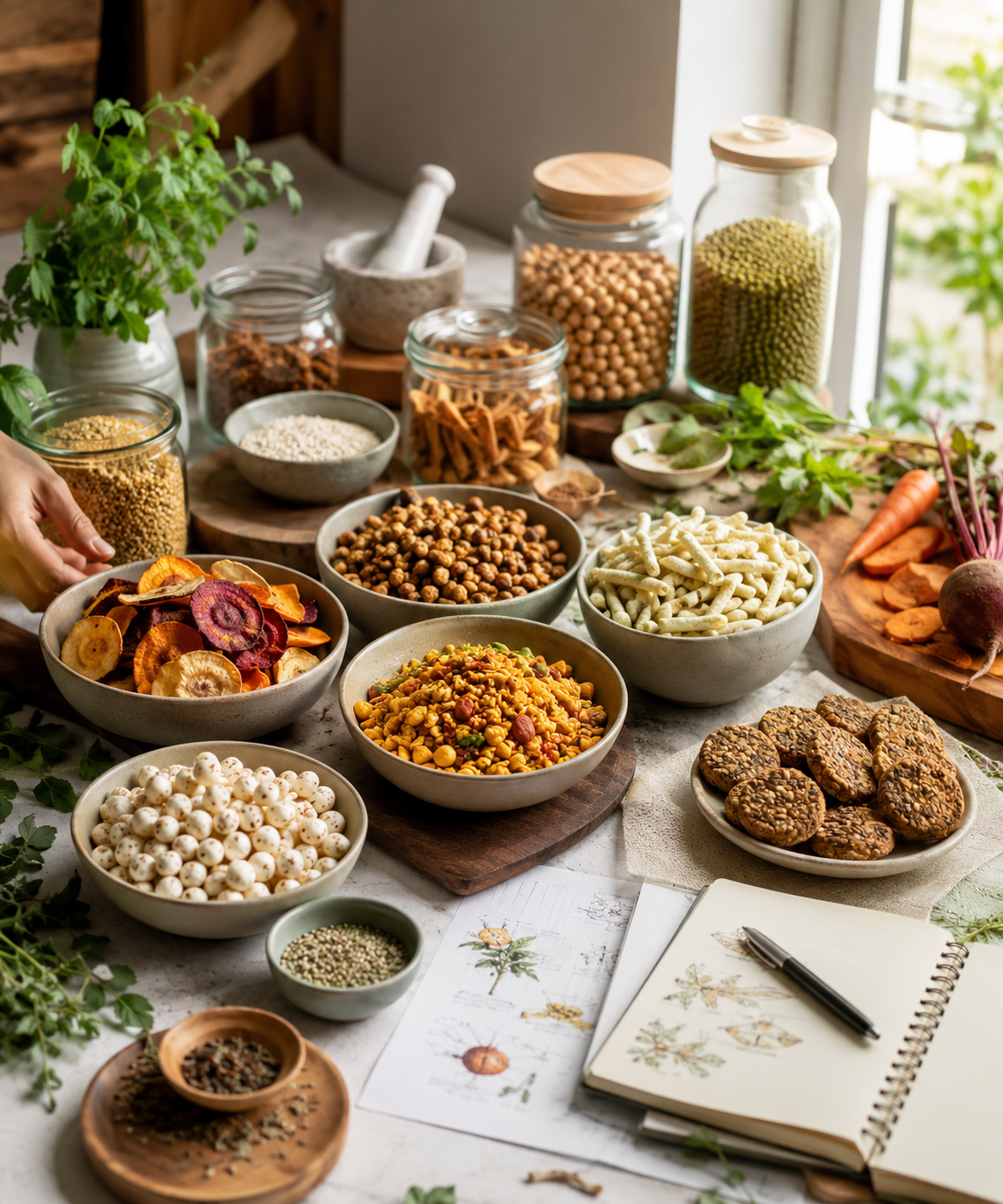 Spicenza concept packaging showing the broader family of natural foods